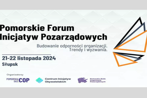 Pomorskie Forum Inicjatyw Pozarządowych 2024